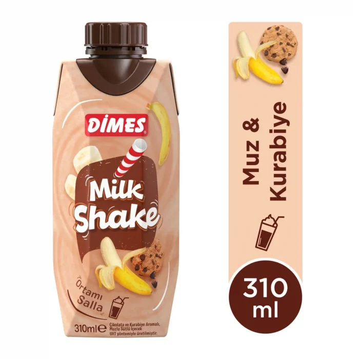 Dimes Milkshake Muz 310 Ml x 12 Adet