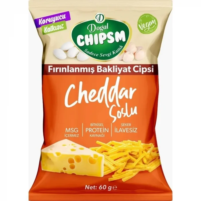 Dogal Chıpsm Cheddar Soslu 60 Gram