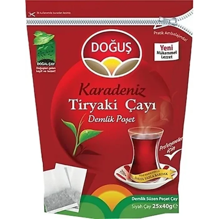 Doğuş Karadeniz Tiryaki Demlik  Çay 40  Gramam 25  Li