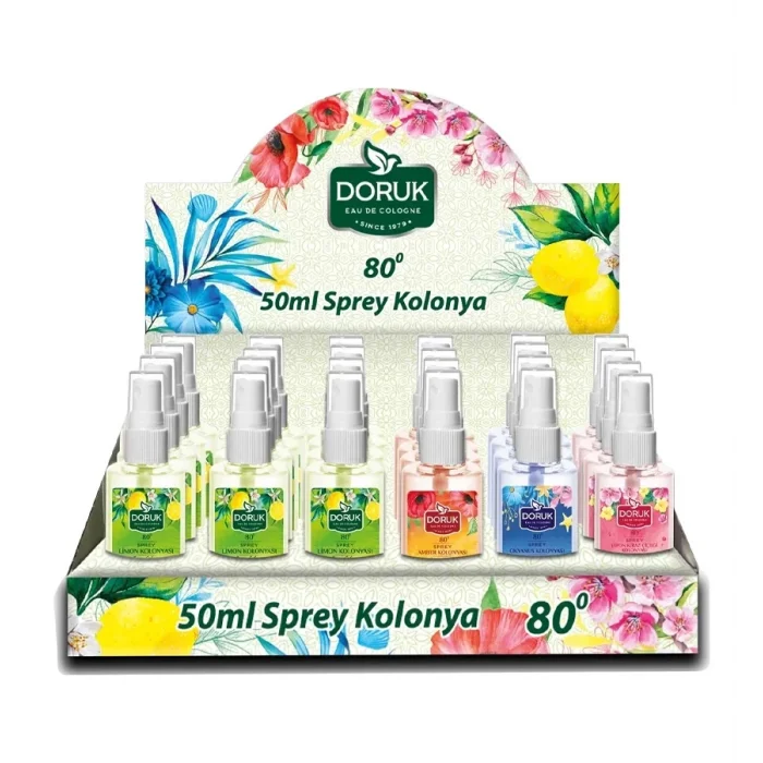 Doruk Sprey Kolonya 50 Ml Karma x 24 Adet