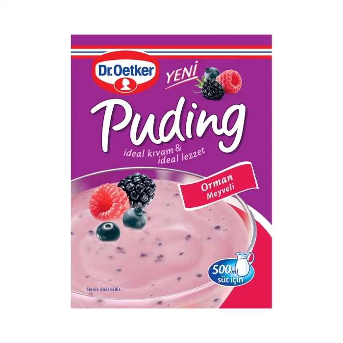 Dr Oetker Puding Orman Meyveli 81 Gram
