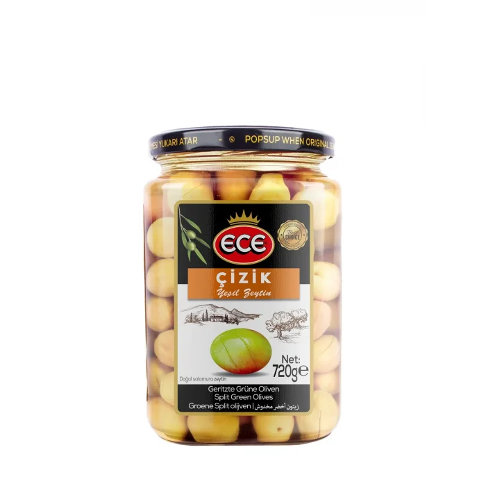 Ece Zeytin Çizik Kare 720 Gram
