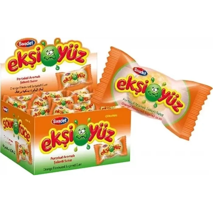 Ekşiyüz Sakız Tekli Portakal x 100 Adet