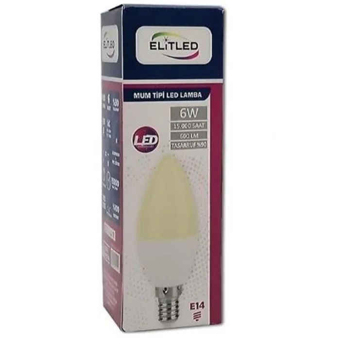 ELİTLED MUM SARI AMPUL 6W