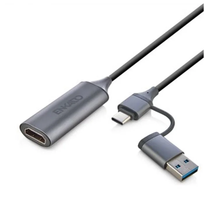 ENKADO EKD-TP46 TYPE-C+USB 3,0 TO HDMI VİDEO CAPTURE