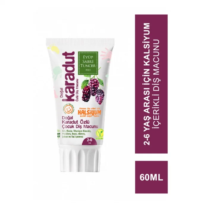 Eyüp Sabri Tuncer Diş Macun Çocuk Karadut 60 Ml