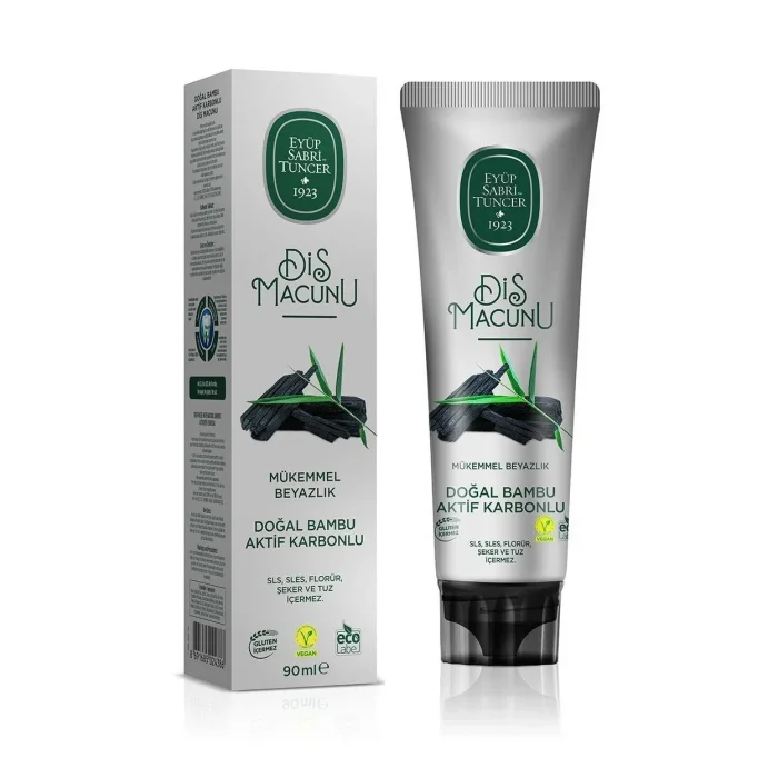 Eyüp Sabri Tuncer Diş Macun Doğal Bambu Aktif Karbonlu 90 Ml