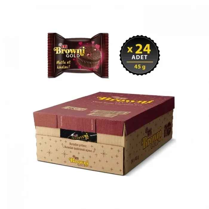 Eti Browni Gold Vişne 45 Gram x 24 Adet