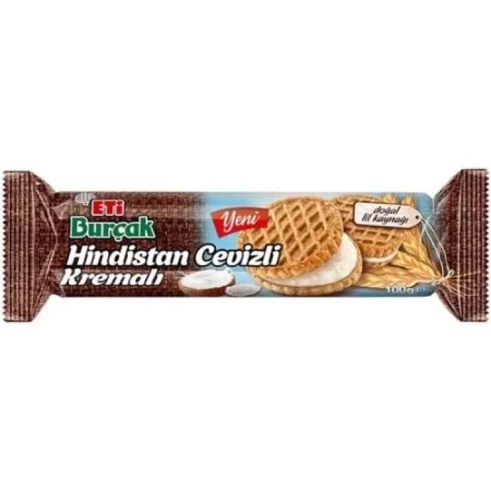 Eti Burçak Hindistan Ceviz Li 100 Gram x 12 Adet