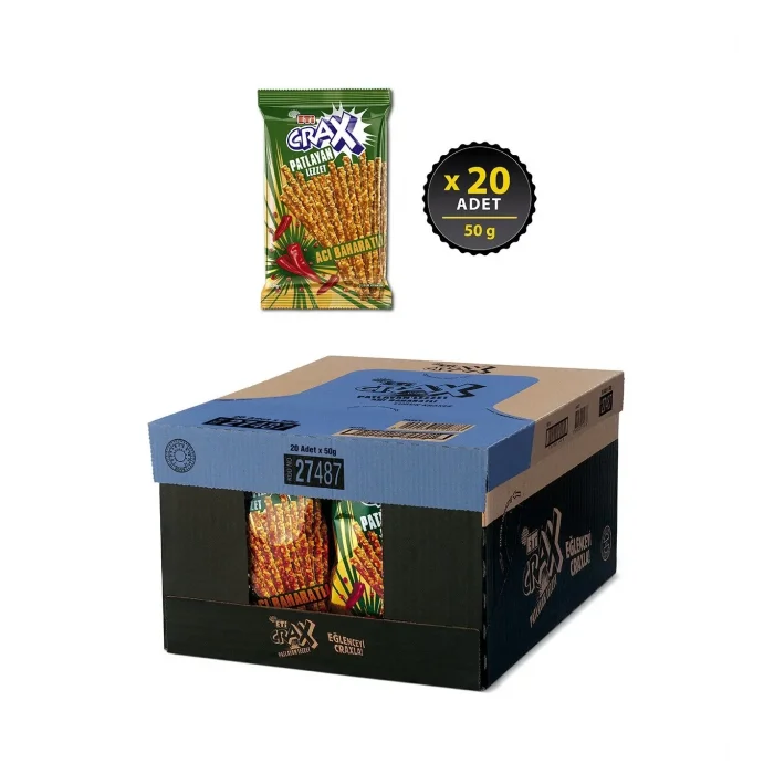 Eti Crax Patl. Acı 50 Gram  x 20 Adet