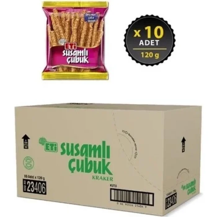 Eti Çubuk Susam 120 Gram x 10 Adet