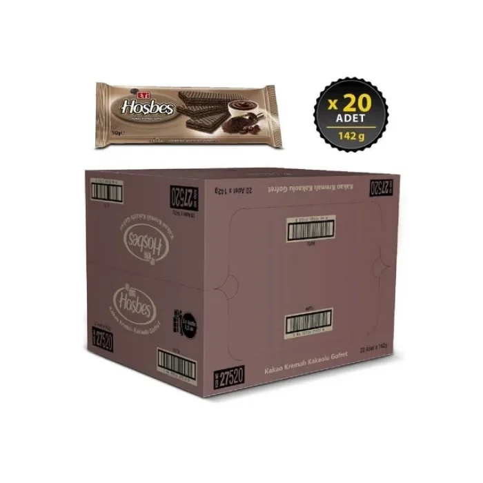 Eti Hoşbeş Kakaolu 142 Gram x 20 Adet