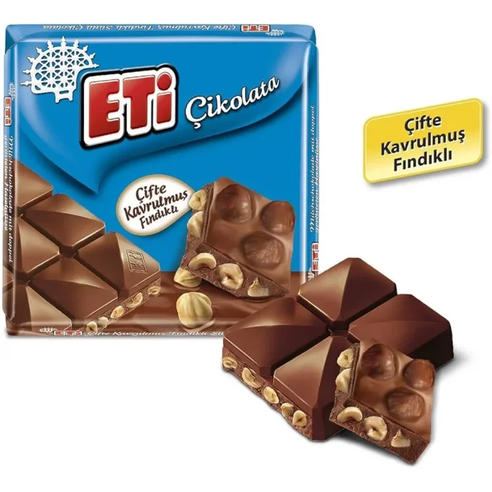 Eti Kare Fındık 60g x 6 Adet