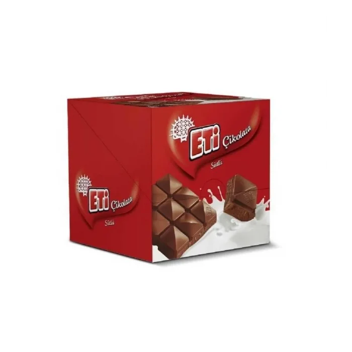 Eti Kare Sütlü 65 Gram x 6 Adet