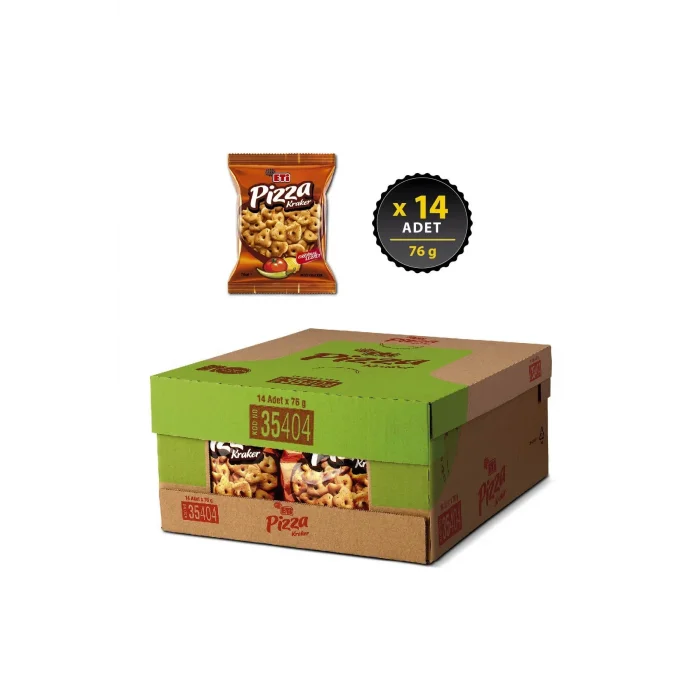 Eti Pizza Kraker 76 Gram x 14 Adet