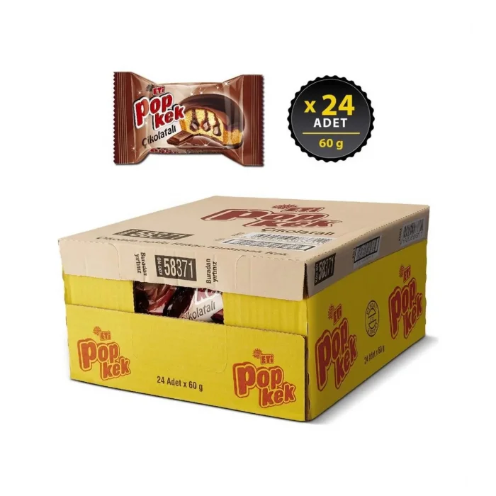 Eti Pop Kek Bitter Çikolatalı 60 Gram *16990*