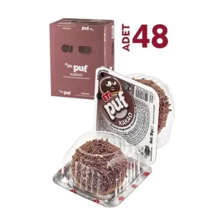 Eti Puf Kakaolu 18 Gram x 42 Adet