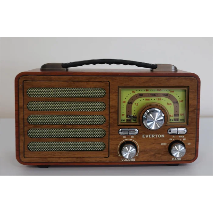 Everton Rt-755 Bluetooth Fm-Usb-Tf-Aux Şarjlı Nostaljik Radyo