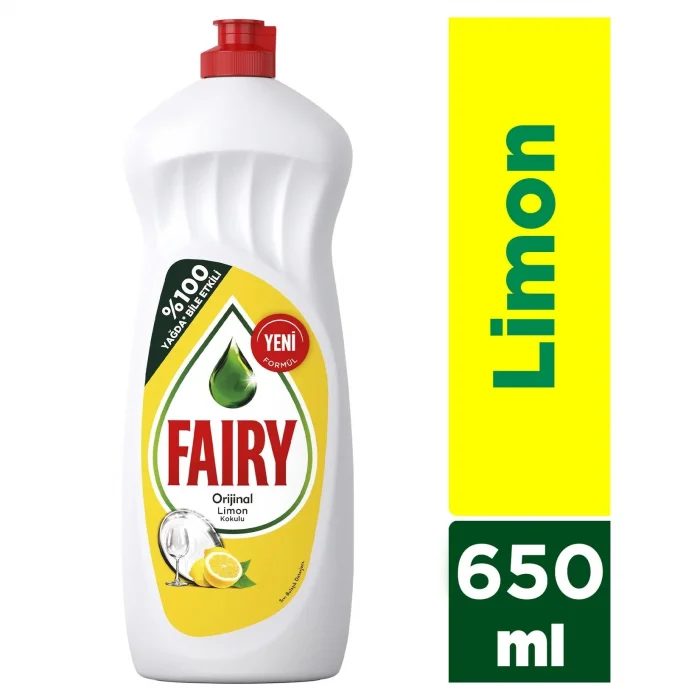 Fairy Sıvı Bulaşık  Limon 650 Ml