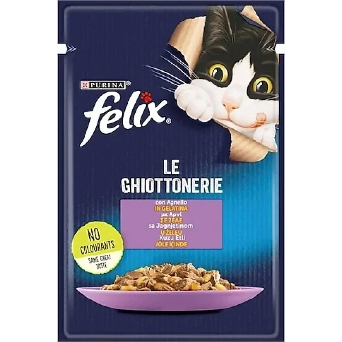 Felix Kedi Mama Jöle Kuzu Etli 85gr