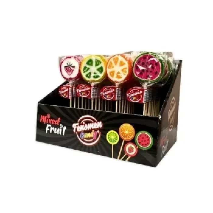 Fenomen Mixed Fruıt Saplı Şeker 25 Gram x 48 Adet