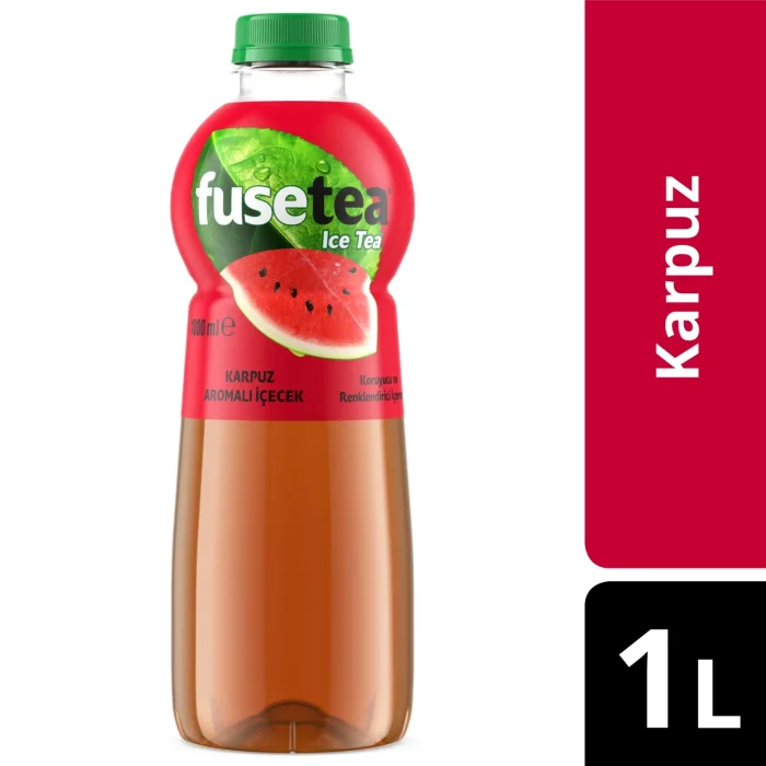 Fuse Tea Karpuz Aromalı Soğuk Çay 1 Litre x 12 Adet