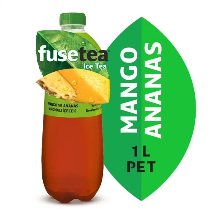 Fuse Tea Mango Ananas 1 Litre x 12 Adet