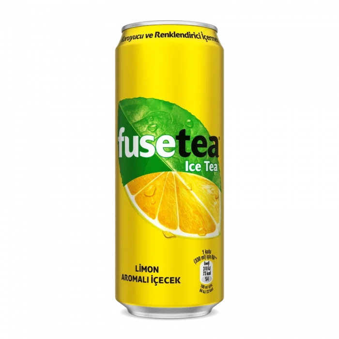 Fuse Tea Teneke  Limon 330 Ml  x 12 Adet