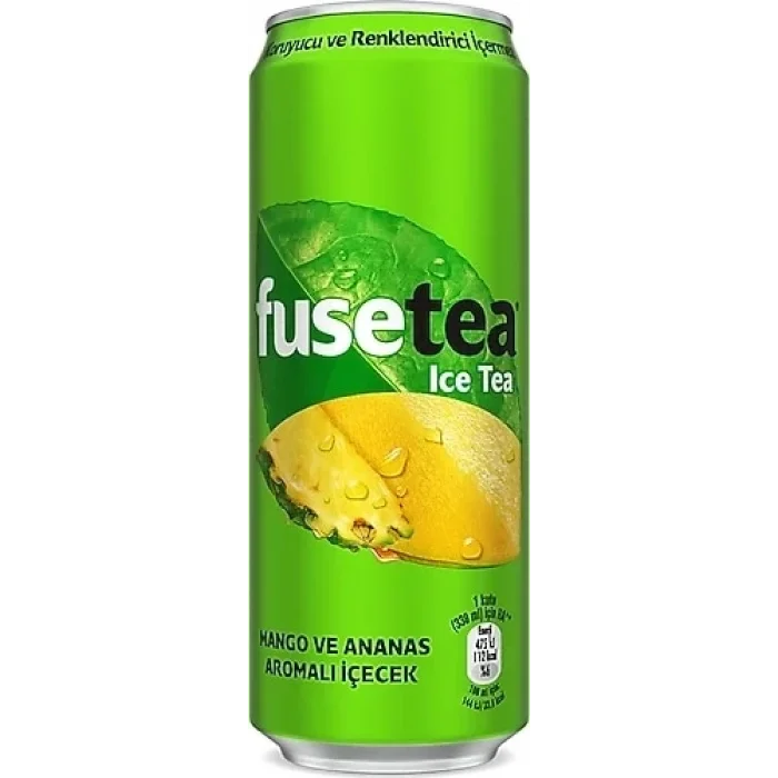 Fuse Tea Teneke Mango 330 Ml  x 12 Adet