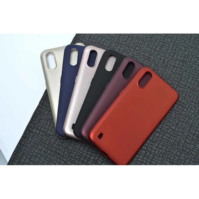 Galaxy A01 Kılıf Zore Premier Silikon Kapak