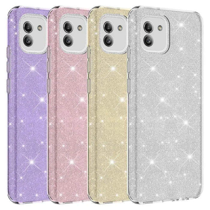 Galaxy A03 Kılıf Zore Shining Silikon