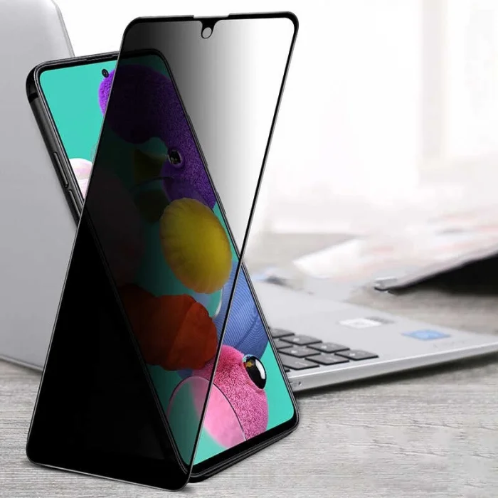 Galaxy A72 Zore New 5D Privacy Temperli Ekran Koruyucu