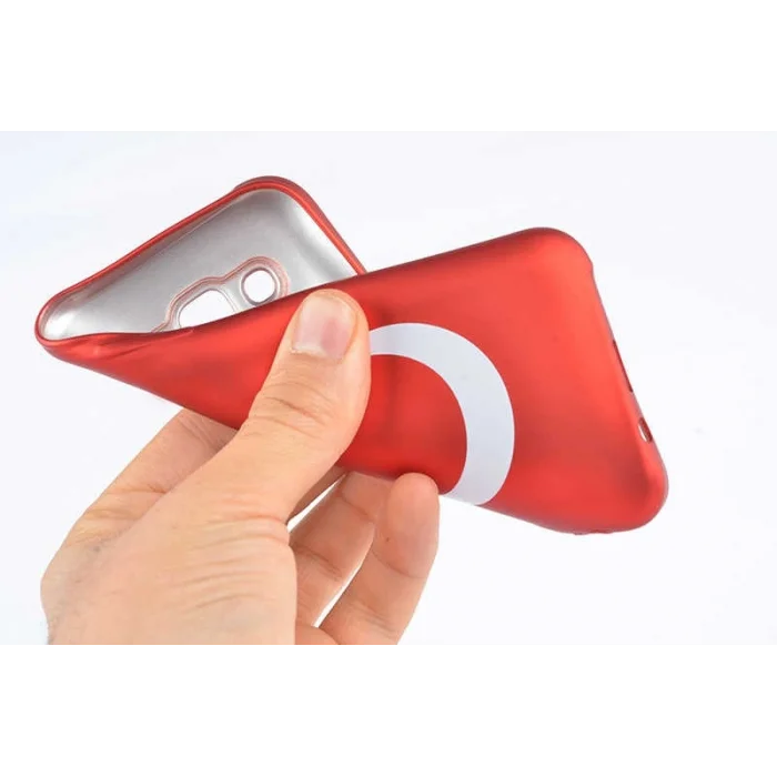 Galaxy J5 Kılıf Zore Bayrak Silikon