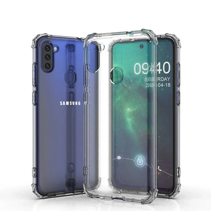 Galaxy M11 Kılıf Zore Nitro Anti Shock Silikon