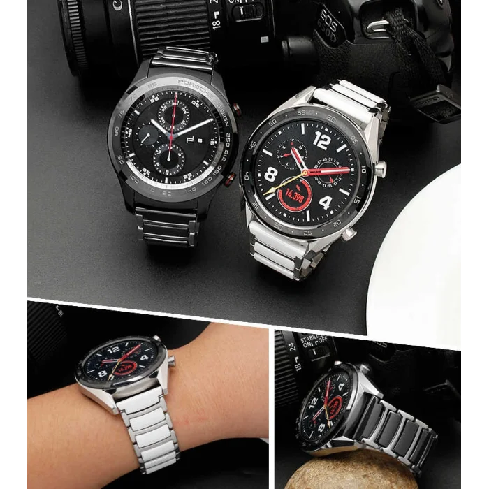 Gear S3 (22mm) Seramik Metal Kordon