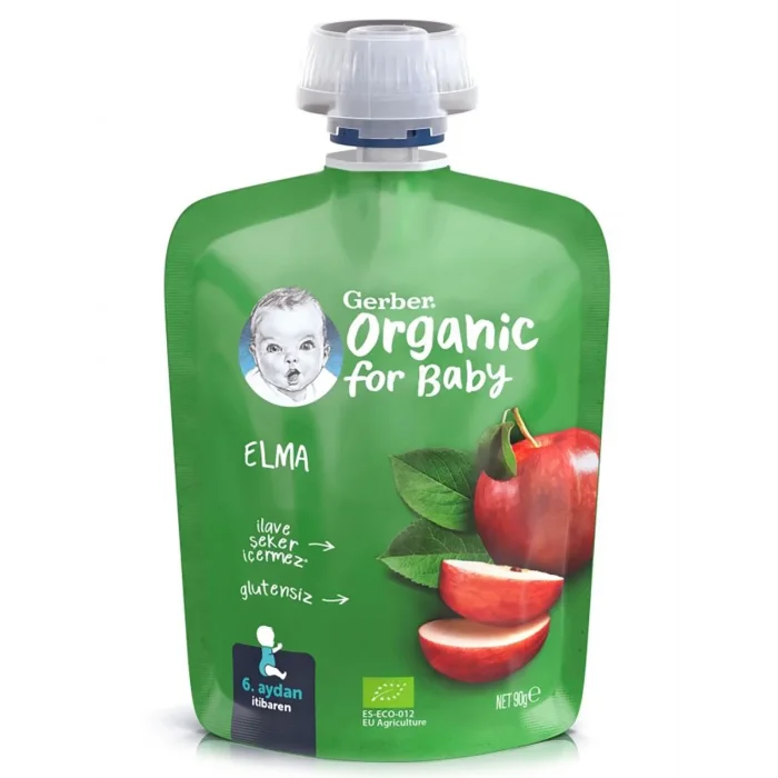 Gerber Elma Püre Mama 90  x 7 Adet