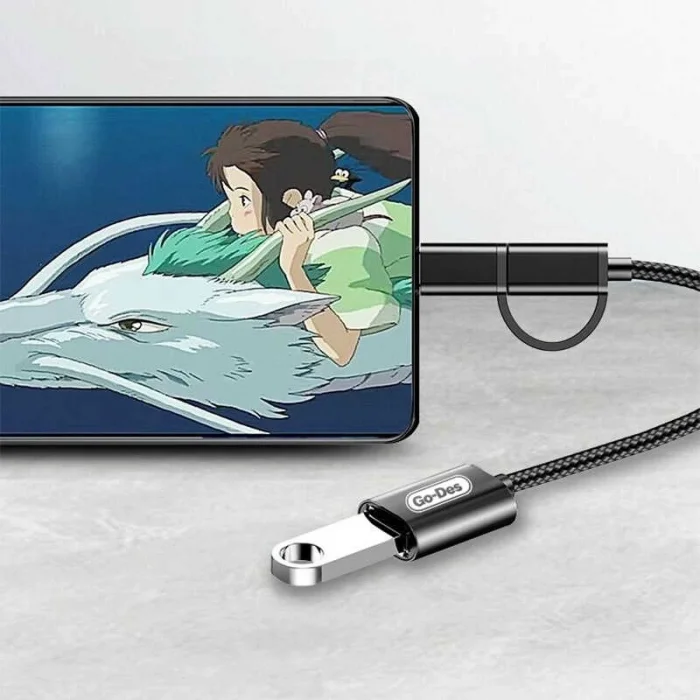 Go Des GD-CT033 2 in 1 Micro - Type-C Otg