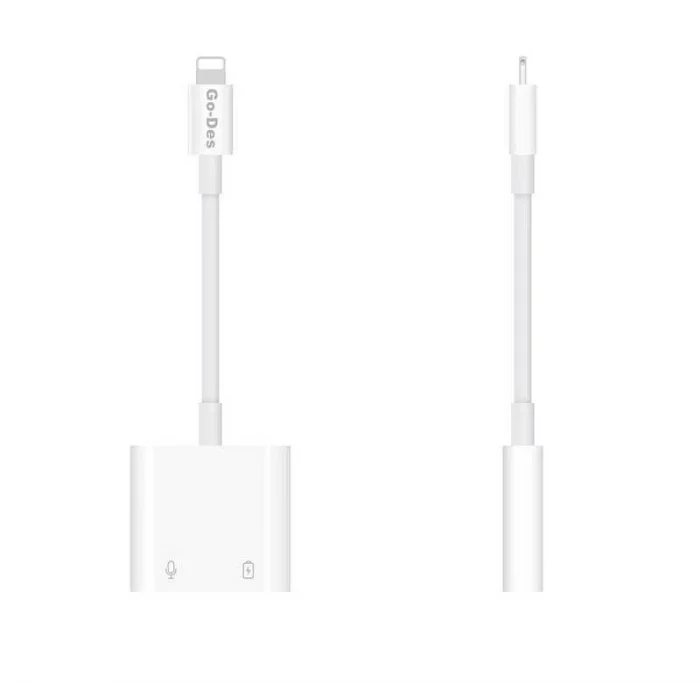 Go Des GD-OR881 Lightning Şarj ve Ses Adaptörü