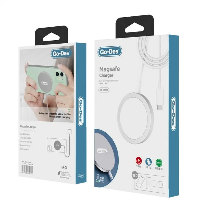Go Des GD-UC588 M-safe Wireless Şarj