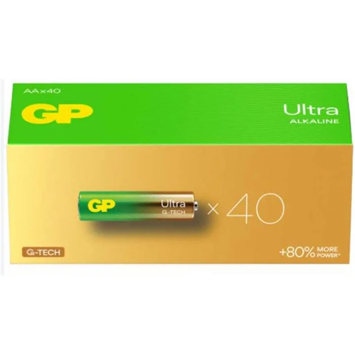 GP G-Tech LR6 AA Boy Ultra Alkalin Kalem Pil 40lı Paket GP15AU-2B40