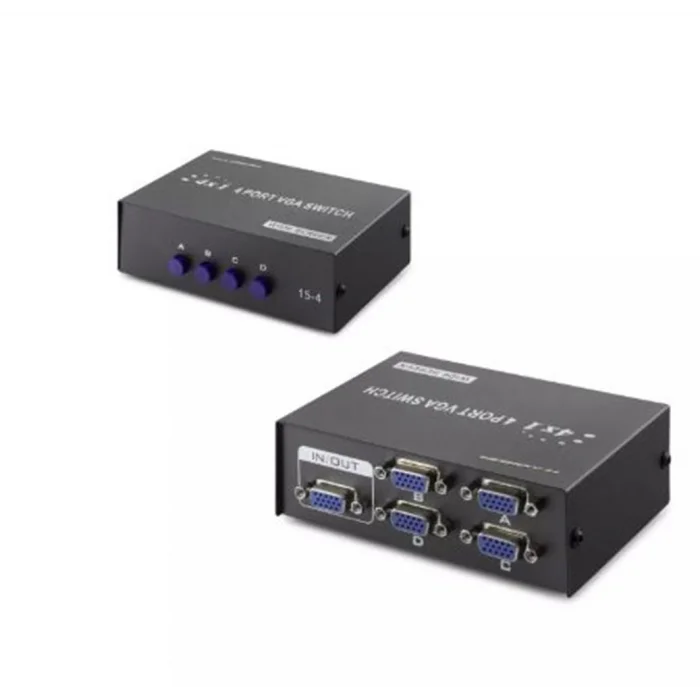 Hadron Hdx1329 4 Port Vga Switch 54Mhz 4Giriş 1Çıkış