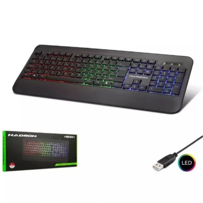 HADRON HDX2607 LEDLİ KABLOLU Q KLAVYE