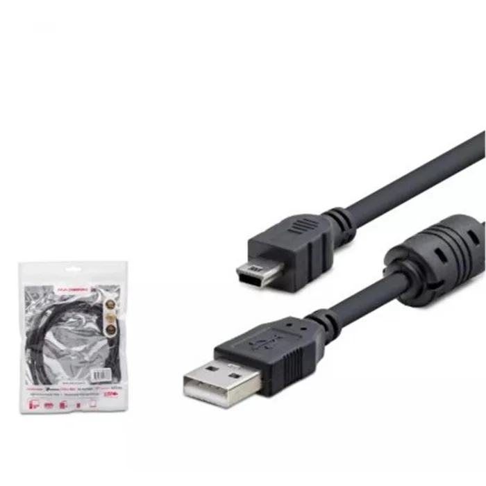 Hadron Hdx7538 1.5M Usb Mini V3-5Pin To Usb Kablo  Siyah