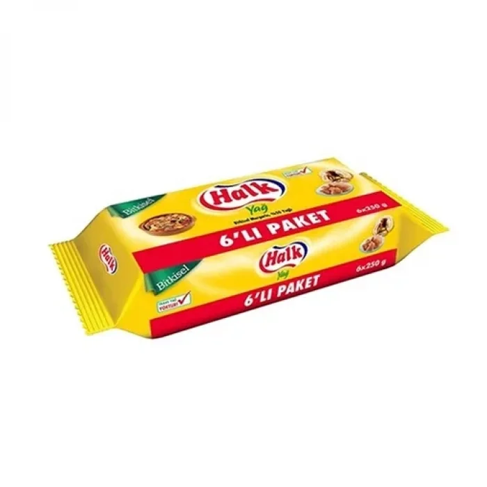 Halk Margarin 250 Gram 6lı