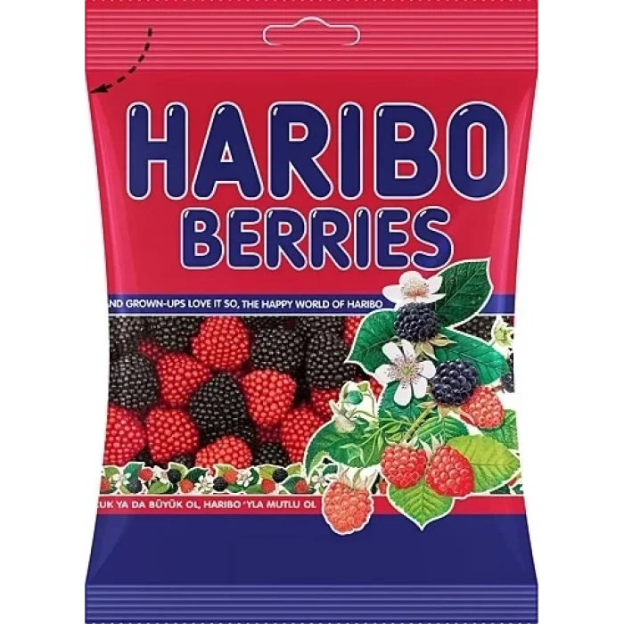 Haribo Jelion Berries 80 Gram x 24 Adet