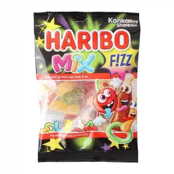 Haribo Jelion Fizz Mix 70 Gram x 24 Adet