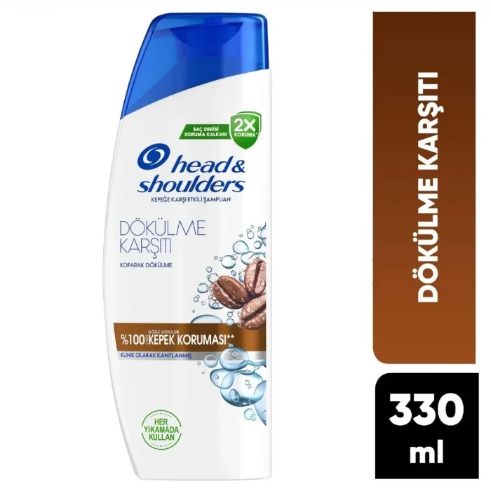 Head&Shoulders Ekstra Dökülme Karşıtı Kafein 330 Ml x 6 Adet