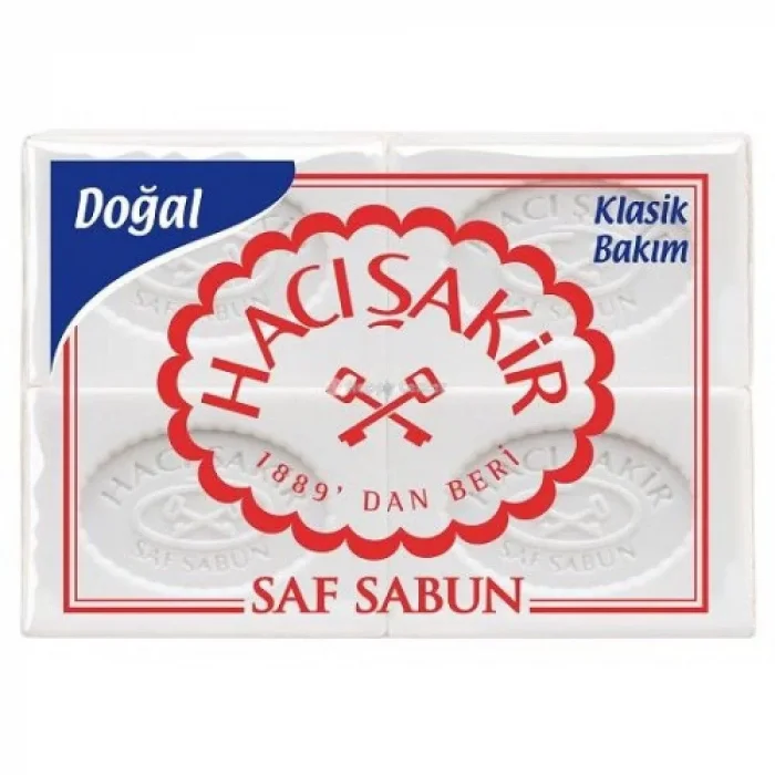 Hacışakir Banyo Sabunu Doğal 600 Gram