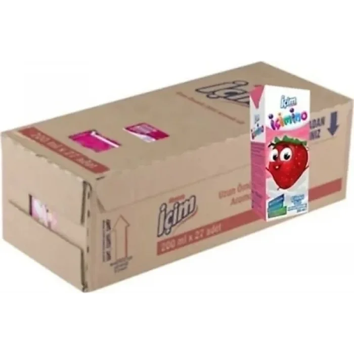İçim Çilekli Süt 200 Ml x 27 Adet