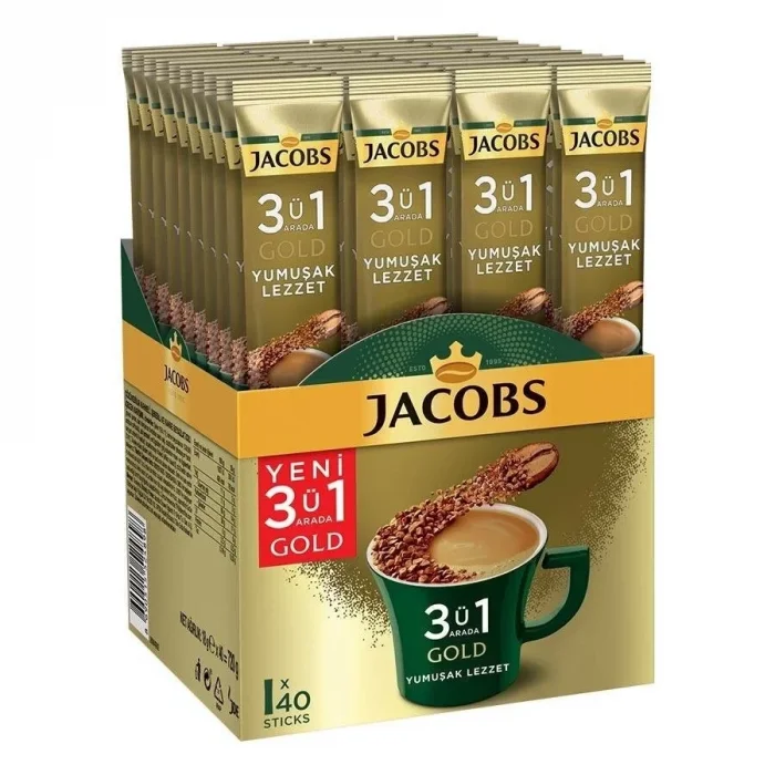 Jacobs 3in1 Yumuşak Lezzet x 40 Adet